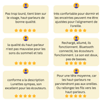 Masque de sommeil connecté bluetooth ultra-doux