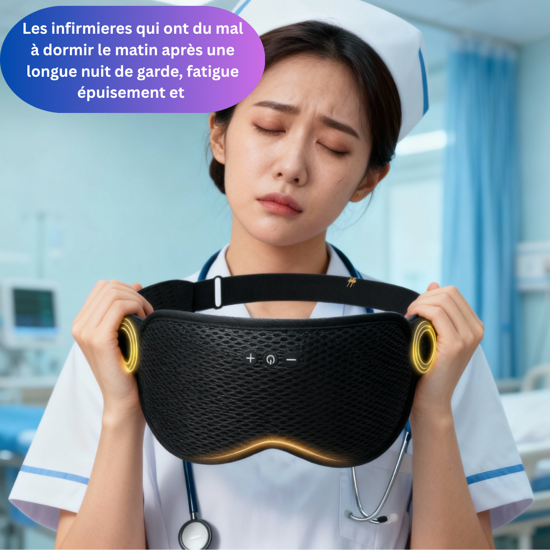 Casque de sommeil 3D — Dormez enfin sans bruit, ou stress