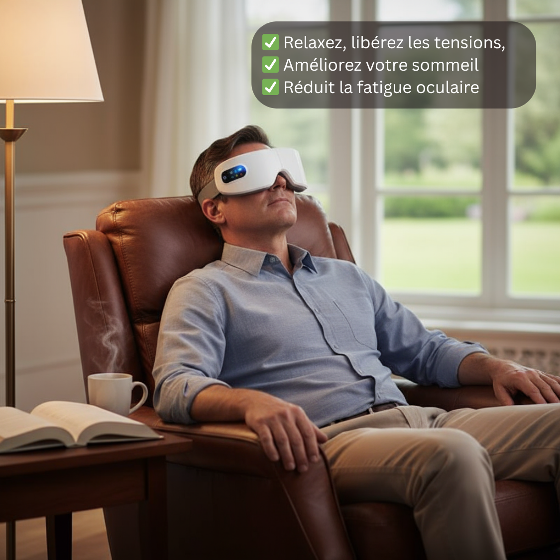 Masque de Massage Oculaire à soulagement immédiat