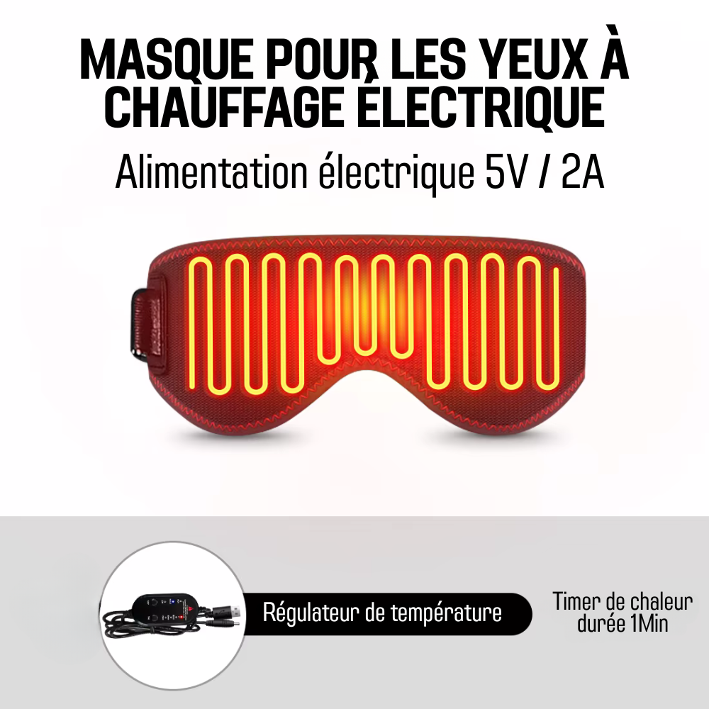 Masque Chauffant pour les Yeux – Soulage la Sécheresse Oculaire en 7 jours