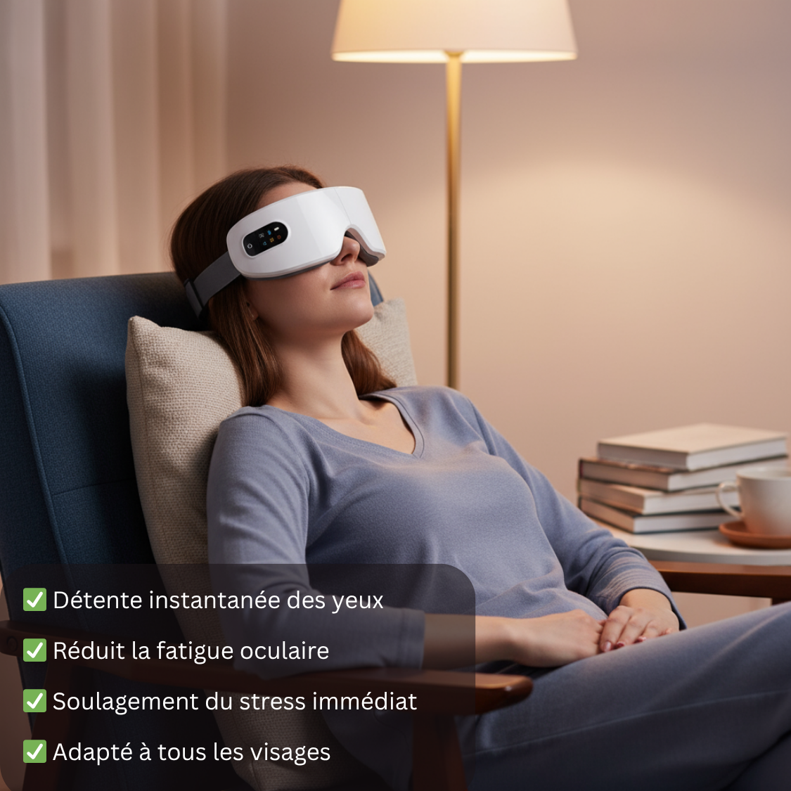 Masque de Massage Oculaire à soulagement immédiat